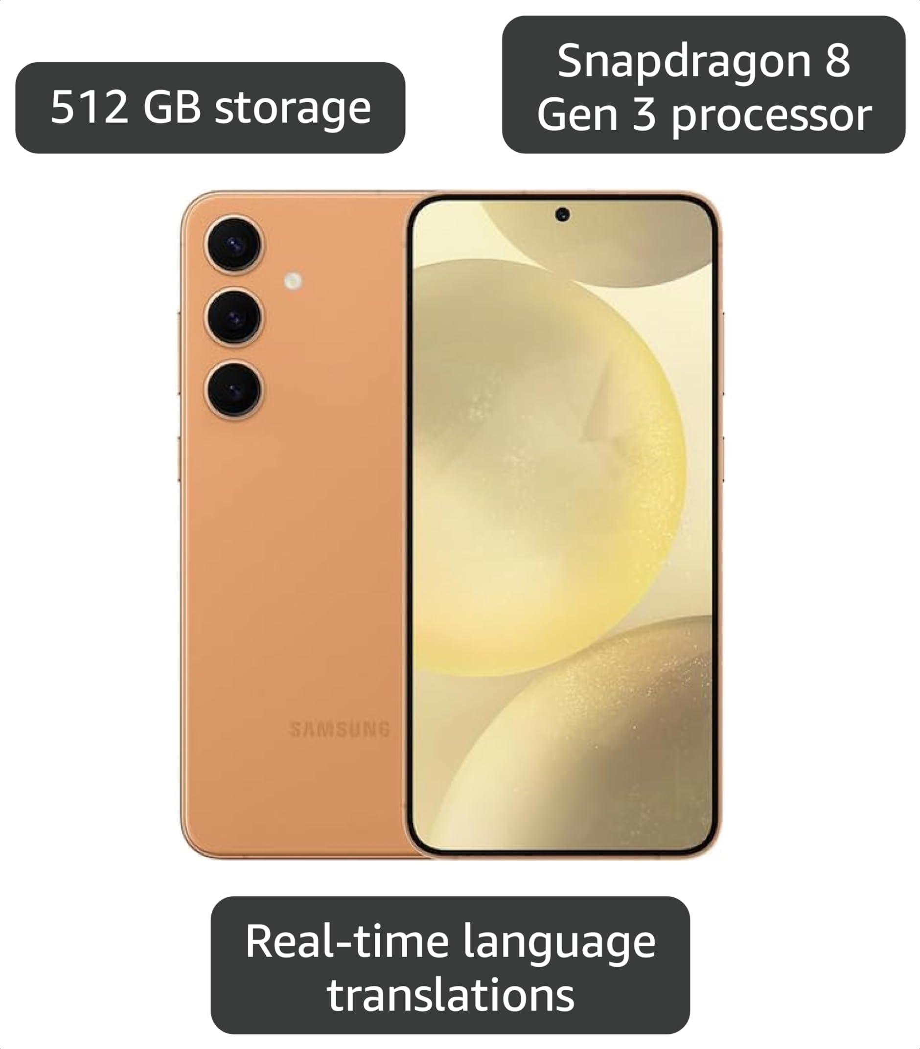 Amazon.com: Samsung Galaxy S24+ Plus 5G, US Version, 512GB